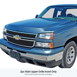 APS Black Stainless Steel Billet Grille | APS GR03FEC06J