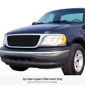 APS Black Stainless Steel Billet Grille | APS GR06FEG12J