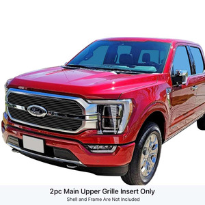 APS Black Stainless Steel Billet Grille | APS GR06FEA95J