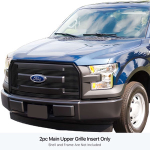 APS Black Stainless Steel Billet Grille | APS GR06FFC11J