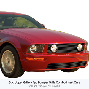 APS Black Stainless Steel Billet Grille | APS GR06FGI57J