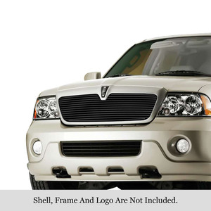 APS Black Stainless Steel Billet Grille | APS GR12FFE44J