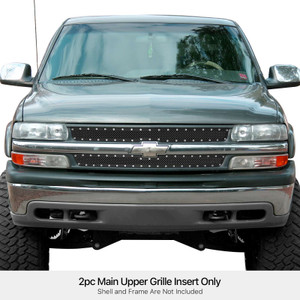 APS Black Rivet Grille | APS GR03LEG01H