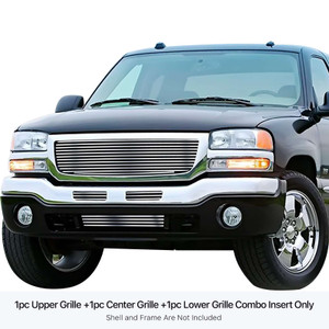 APS Polished Stainless Steel Billet Grille | APS GR07HGI78S