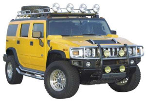 Stillen Hummer H2 Fender Flare Kit Unpainted For 03-09 Hummer H2 Stillen | DJJX FF3500