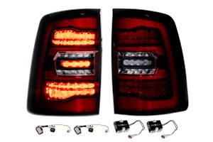 Morimoto XB LED Tail Lights: Ram HD (2019+) (Set / Red) | HTMC LF752