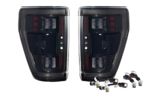 Morimoto XB LED Tail Lights: Ford F150 (2021+) (Pair / BLIS / Smoked) | HTMC LF735.2