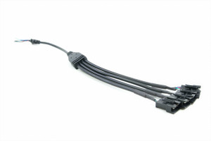 Morimoto Splitter: Bare 5 Wire to 4x RGBW 5P Female | HTMC H790