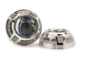 Morimoto Panamera 2.0 Projector Shroud (White/Amber LED Switchback) | HTMC S262