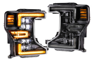 Morimoto XB LED Headlights: Ford Super Duty (20-22) (Pair / ASM Amber DRL) | HTMC LF508-A