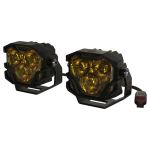 Morimoto Morimoto 4Banger NCS LED Pods (Combo / Yellow)(Set) | HTMC BAF004