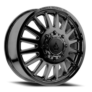 Arena A110 Rival Front Dually Wheel 22x8.25 8x210 Gloss Black 105mm - FREE T-SHIRT INCLUDED!