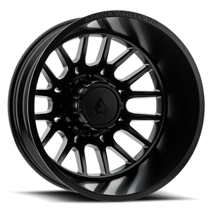 Arena A113 Thunder Rear Dually Wheel 22x8.25 10x225 Gloss Black -202mm - FREE T-SHIRT INCLUDED!