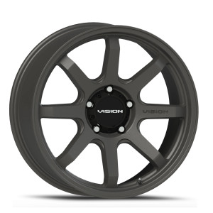 Vision Flow 351 Wheels Rims 20x9 5x139.7 Satin Grey 10mm | 351-2985SG10