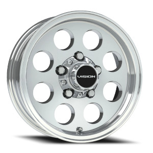 Vision 56 Midway Wheels Rims 13x4.5 5x114.3 Polished 0mm | 56VT3465P0