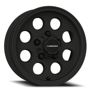 Vision 56 Midway Wheels Rims 13x4.5 5x114.3 Satin Black 0mm | 56VT3465SB0