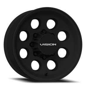 Vision 56 Midway Wheels Rims 16x7 8x165.1 Satin Black -12mm | 56VT6781SB-12