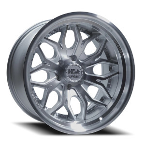 Luxxx Hd Forged Lhd Pro 5 Chnook Wheels Rims 22x11 6x139.7 Gloss Silver Machined W/ Machined Lip -33mm | LHDPRO5221161397-33G-F2