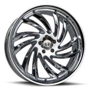 Luxxx Alloys Lux 26 Wheels Rims 26x10 6x139.7 Chrome 33mm | LUX26261061397+33R-C