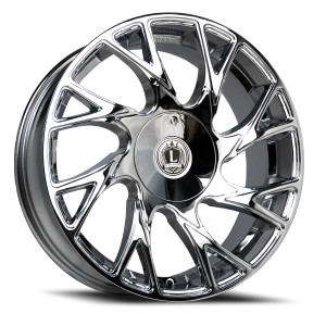 Luxxx Alloys Lux 32 Wheels Rims 20x8.5 5x112 5x114.3 Chrome 35mm | LUX3220855112114+35B-C