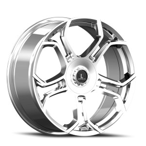 Luxxx Alloys Lux 50 Wheels Rims 20x8.5 5x114.3 5x120 Chrome 35mm | LUX50208551143120+35B-C
