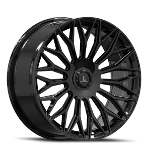Luxxx Alloys Lux 53 Wheels Rims 20x8.5 5x108 5x114.3 Gloss Black 35mm | LUX53208551081143+35B-A