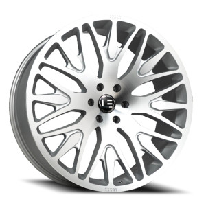 Lux Le 7 Wheels Rims 24x10 5x120 Silver Machined 20mm | LUXLE724105120+20R-F2