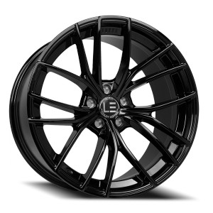 Lux Le 8 Wheels Rims 20x8.5 5x112 Gloss Black 35mm | LUXLE820855112+35A-A