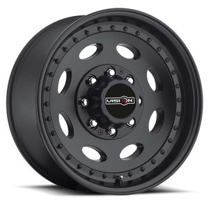 Vision Hauler 81 Matte Black Wheels Rims 19.5x7.5 8x6.5 (8x165.1)  0 | 81A-9781MB0