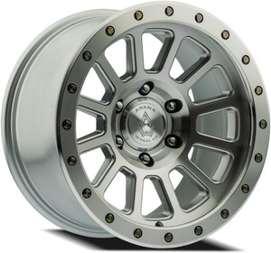 Arena A105 Ammo Wheels Rims 20x9 5x127 Gloss Silver Machined 0mm | A105209075P00019