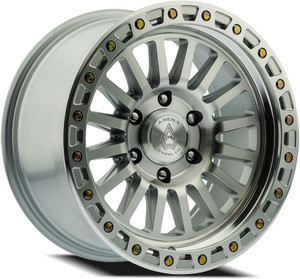 Arena A108 Trophy Wheels Rims 17x8.5 6x139.7 Gloss Silver Machined 25mm | A108178584P02519