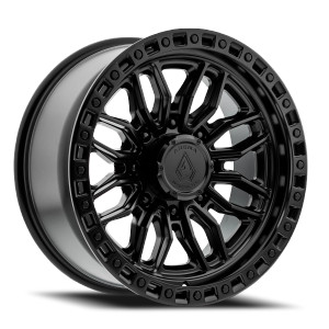 Arena A109 Hustle Wheels Rims 20x9 8x165.1 Satin Black W/ Gloss Black Lip 20mm | A109209082P02004
