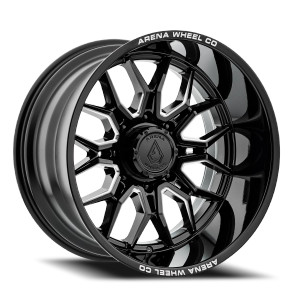 Arena A117 Violator Wheels Rims 20x10 8x180 Gloss Black Milled -18mm | A117200018N01816
