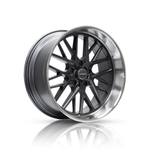 Corsart R503 Kingpin 5 Wheels Rims 20x10 5x127 Matte Gunmetal W/ Diamond Cut Lip 0mm | R503201073550