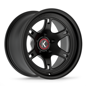 Kg1 Heral Wheels Rims 17x9 5x127 Matte Black -12mm | KO120D17905701271TMB