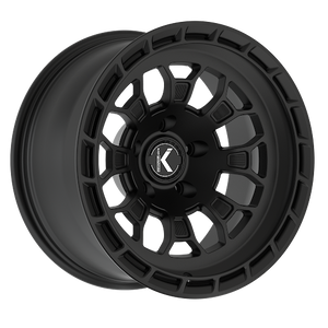Kg1 Rush Wheels Rims 17x9 5x127 Matte Black -38mm | KO220B17905703871TMB