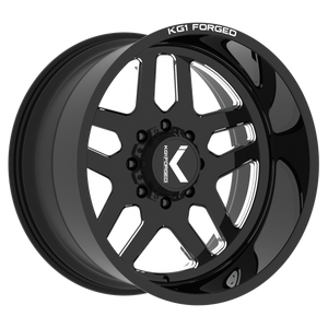 Kg1 Pilot Wheels Rims 22x10 6x139.7 Gloss Black -24mm | KT009221069GB