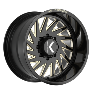 Kg1 Outburst Wheels Rims 22x12 8x170 Gloss Black Milled -44mm | KT056221287GGM-R