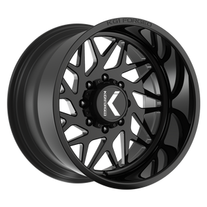 Kg1 Bypass Wheels Rims 22x12 8x180 Gloss Black -44mm | KT061221288GB-L
