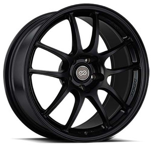 Enkei Pf01 Wheels Rims 18x9.5 5x114.3 Black 45mm | 460-895-6645BK