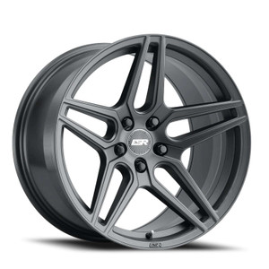 Esr Rf15 Wheels Rims 18x10.5 5x114.3 Matte Graphite 22mm | EC 80551422 RF15MGR