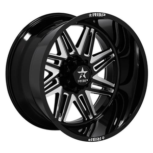 Rbp 82R Wheels Rims 22x12 Blank Custom Drilled  -44mm | EC 82r-2212-00-44bg-8