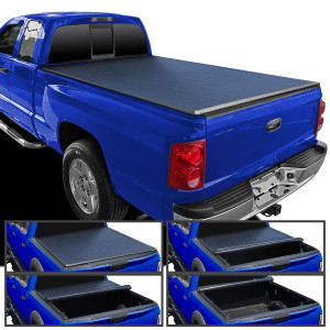 Spec-D 6.5 Foot Soft Roll Up Short Bed Tonneau Cover | SPE TCR-DAK05-65-SP