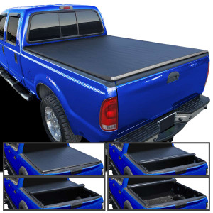 Spec-D 6 Foot 8 Inch Soft Roll Up Tonneau Cover | SPE TCR-F25099-68-SP