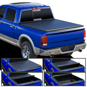 Spec-D 5 Foot 5 Inch Soft Roll Up Tonneau Cover | SPE TCR-RAM09-58-SP