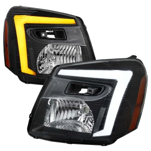 Spec-D Black Headlight with Clear Lens | SPE 2LH-EQIX05JM-G3-RS