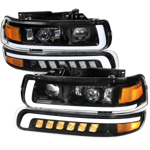 Spec-D LED Projector Headlight | SPE 2LBLHE-SIV99JM-MS