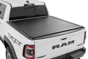 Rough Country Hard Roll Up Bed Cover - 5'7 Inch Bed - Ram 1500 (19-25)/1500 TRX (21-24) | DHTP 50320550