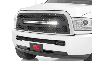 Rough Country Mesh Grille - 30 Inch Dual Row LED - Black - Ram 2500/3500 (13-18) | DHTP 70152