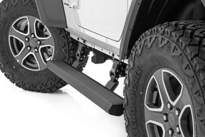 Rough Country Power Running Boards - Lighted - 2 Door - Jeep Wrangler JL (18-23) | DHTP PSR61030